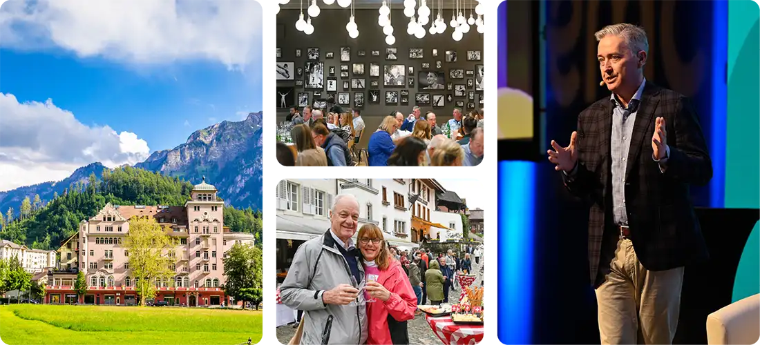 Incentive trip experiences included keynote speaker and exclusive dinners